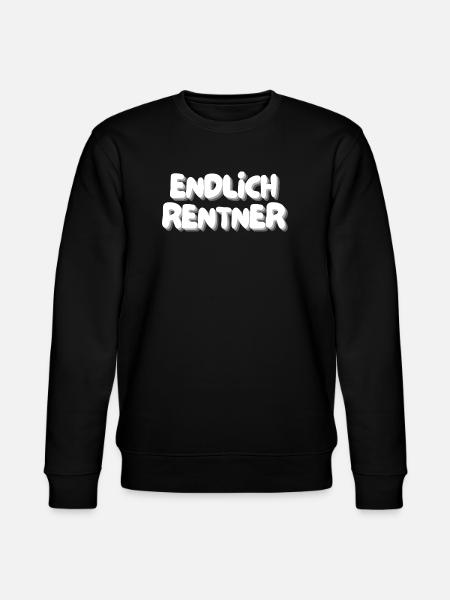 endlich rentner - Stanley/Stella Unisex Bio-Sweatshirt CHANGER - Schwarz