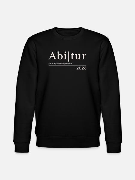 Abitur 2026 - Stanley/Stella Unisex Bio-Sweatshirt CHANGER  - Schwarz
