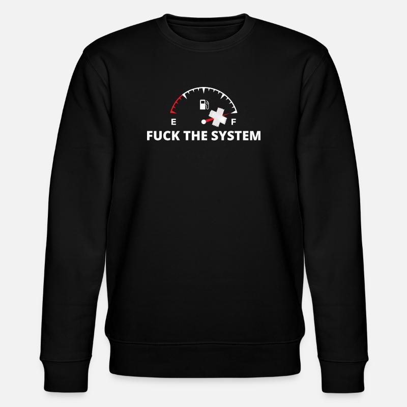 Impression anti-système de la jauge rebelle - Sweat bio CHANGER Stanley/Stella Unisexe - noir