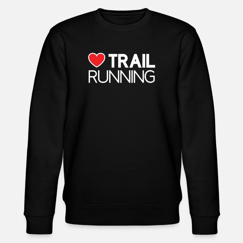 J’adore le trail running - Sweat bio CHANGER Stanley/Stella Unisexe - noir