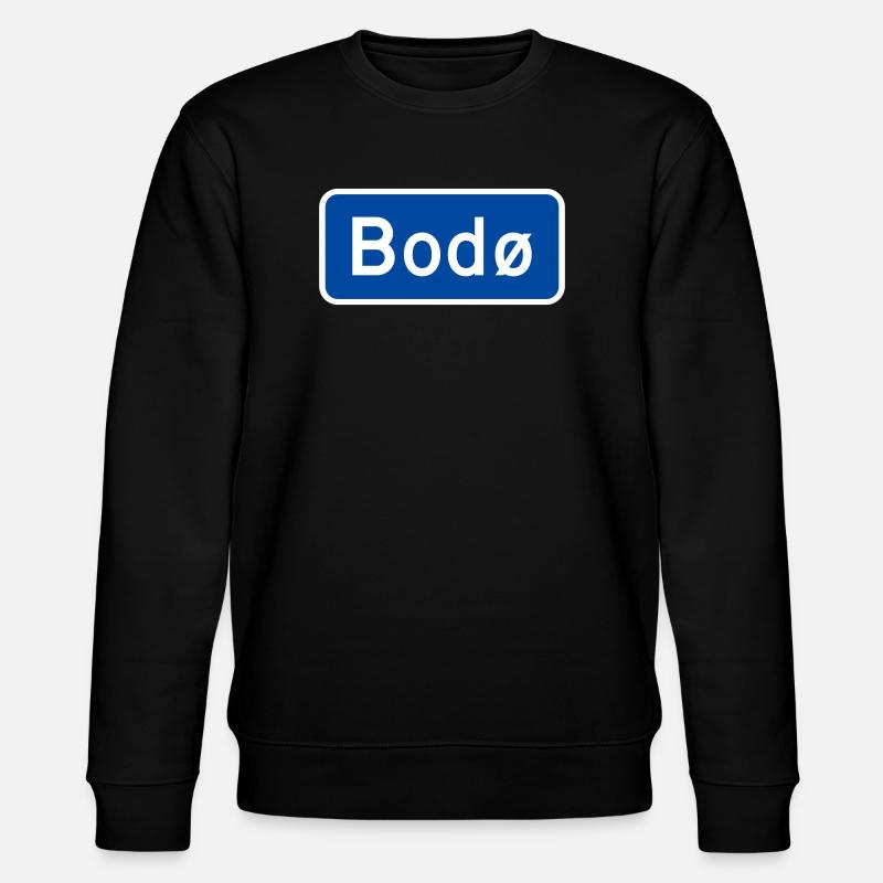 Bodø - Stanley/Stella Unisex Bio-Sweatshirt CHANGER  - Schwarz