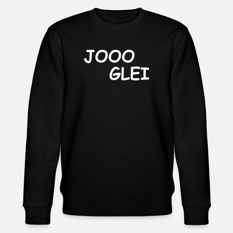 JOOO GLEI - Stanley/Stella Unisex Bio-Sweatshirt CHANGER  - Schwarz