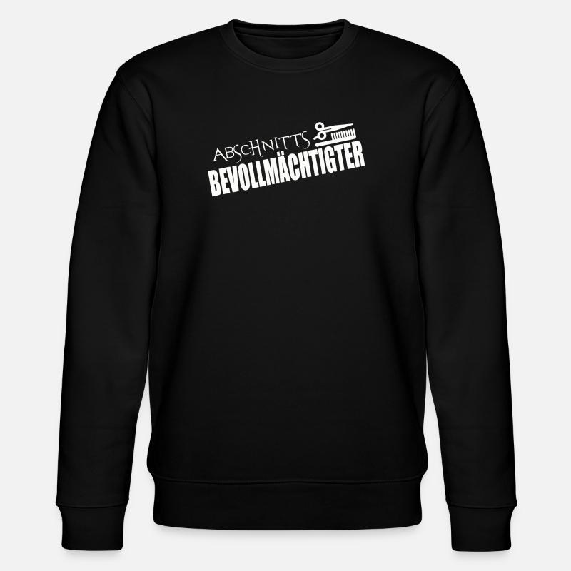 ABSCHNITTSBEVOLLMÄCHTIGTER - Stanley/Stella Unisex Bio-Sweatshirt CHANGER  - Schwarz