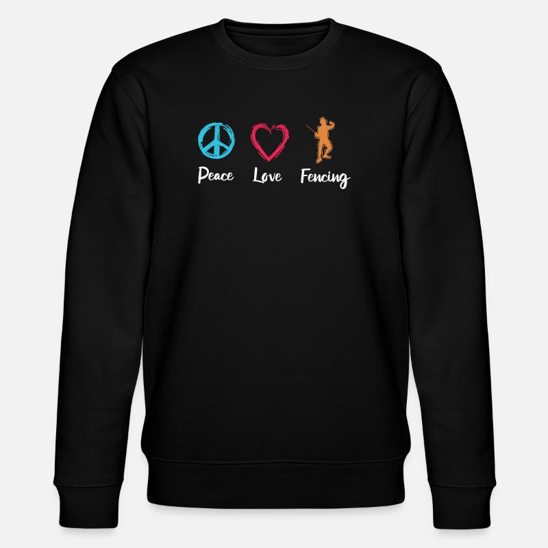 Paix Amour Escrime - Sweat bio CHANGER Stanley/Stella Unisexe - noir