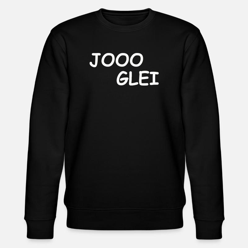 JOOO GLEI - Stanley/Stella Unisex Bio-Sweatshirt CHANGER  - Schwarz