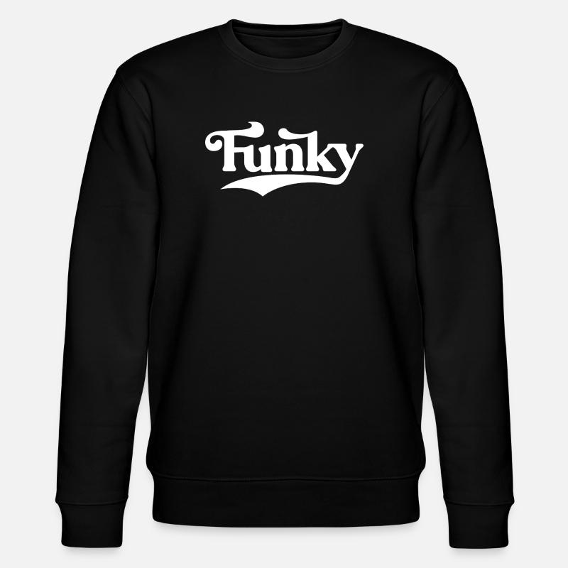 Logo rétro Funky Script - Sweat bio CHANGER Stanley/Stella Unisexe - noir