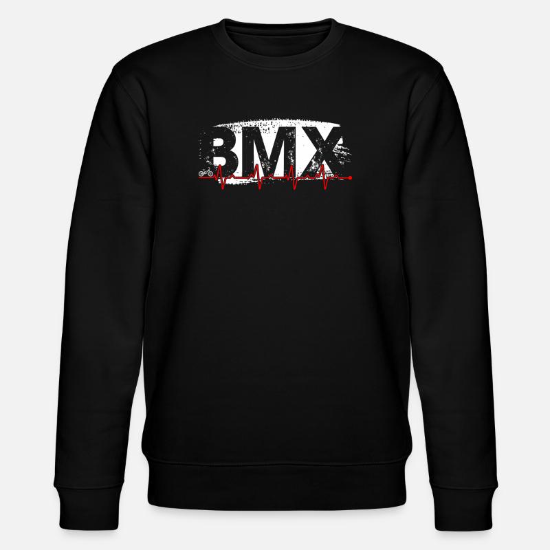 BMX Pulse Graffiti - Stanley/Stella CHANGER Unisex Organic Sweatshirt - black