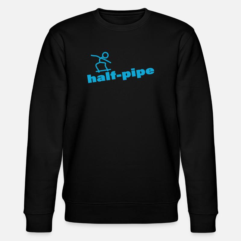 HALF-PIPE - Stanley/Stella Unisex Bio-Sweatshirt CHANGER  - Schwarz