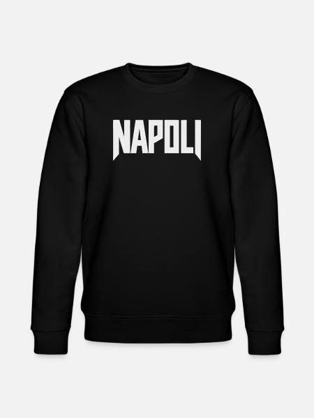 Napoli - Naples lettering white - Stanley/Stella CHANGER Unisex Organic Sweatshirt - black
