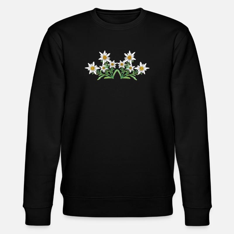 Edelweiss  - Stanley/Stella Unisex Bio-Sweatshirt CHANGER  - Schwarz