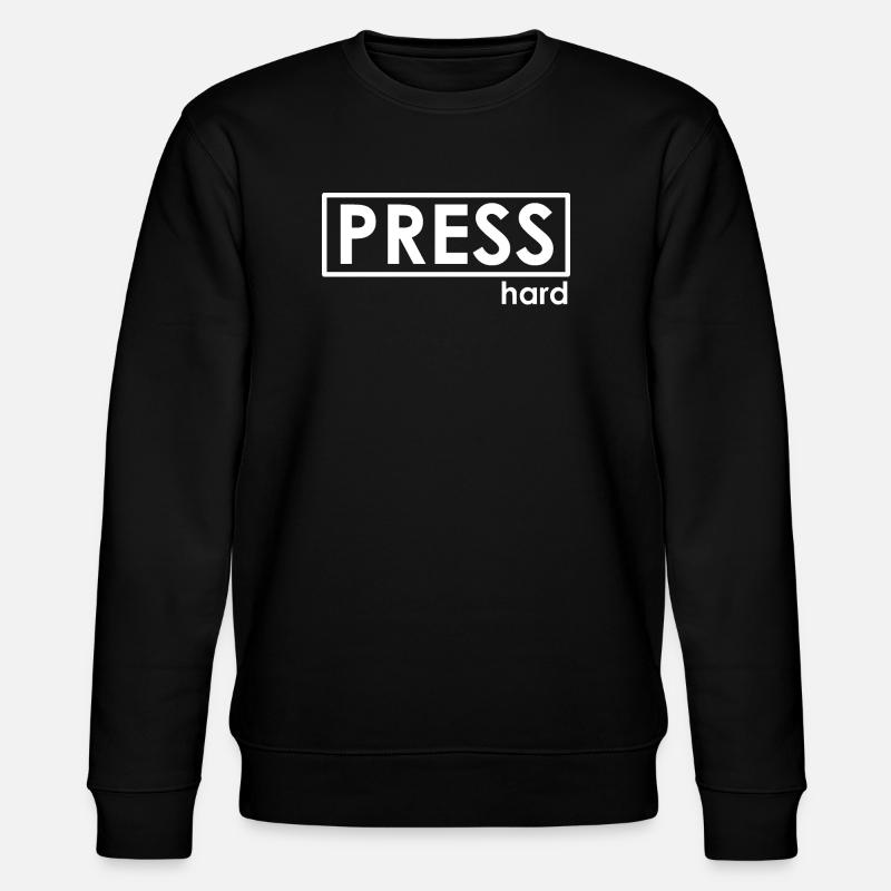 PRESS hard - Stanley/Stella Unisex Bio-Sweatshirt CHANGER  - Schwarz