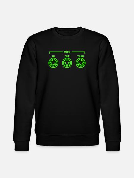 general midi - Stanley/Stella CHANGER Unisex Organic Sweatshirt - black