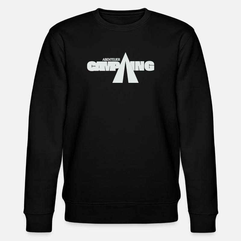 Camping d’aventure - Sweat bio CHANGER Stanley/Stella Unisexe - noir