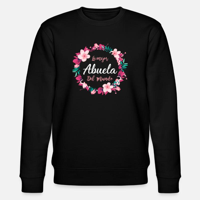 Die beste Großmutter der Welt - Stanley/Stella Unisex Bio-Sweatshirt CHANGER  - Schwarz