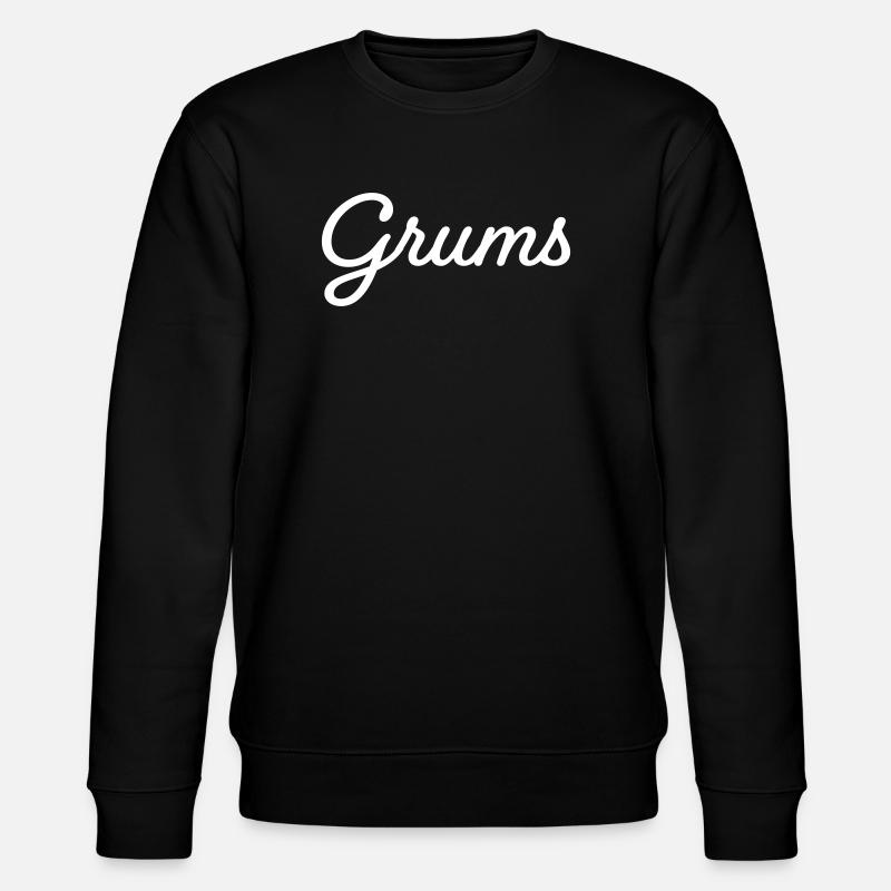 Grums blanc - Sweat bio CHANGER Stanley/Stella Unisexe - noir