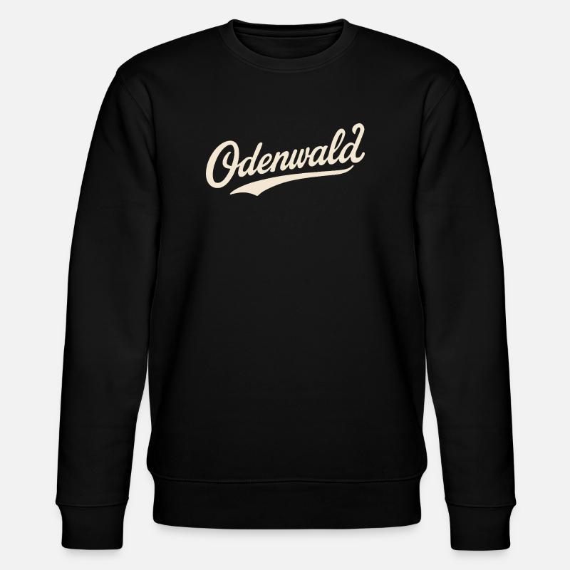 Odenwald Schriftzug Retro - Stanley/Stella Unisex Bio-Sweatshirt CHANGER  - Schwarz