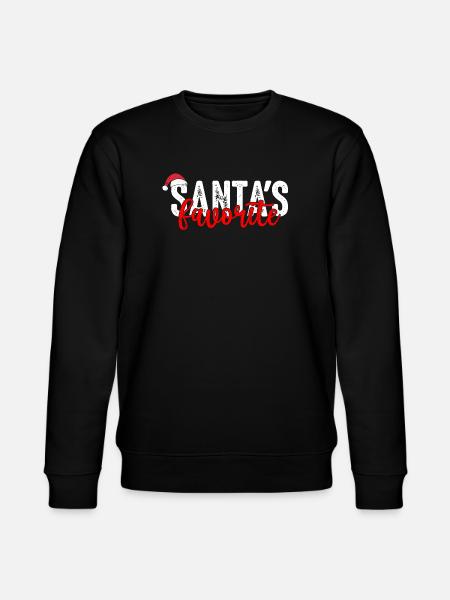 Santa's Favorite - Stanley/Stella CHANGER Unisex Organic Sweatshirt - black
