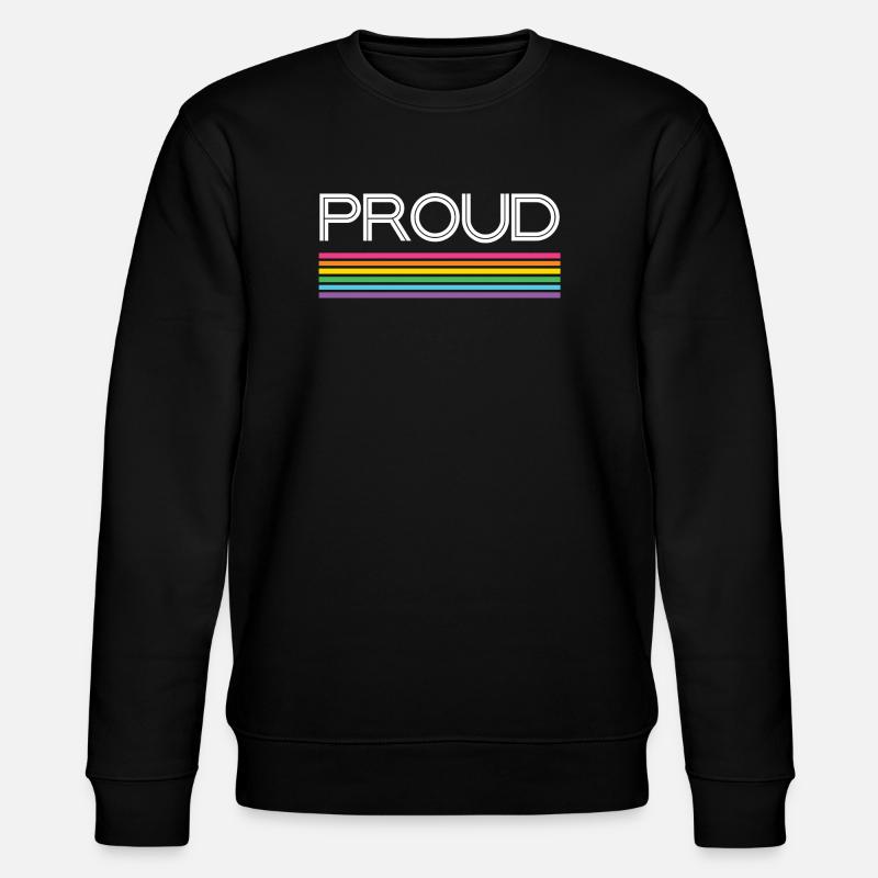 Pride Month LGBT - Stolz! - Stanley/Stella Unisex Bio-Sweatshirt CHANGER  - Schwarz