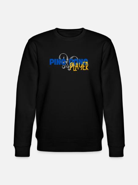 Ping Pong Player - Stanley/Stella CHANGER Unisex Organic Sweatshirt - black