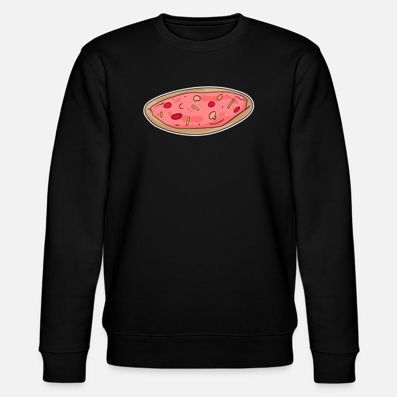 Autocollant Motif Pizza - Sweat bio CHANGER Stanley/Stella Unisexe - noir