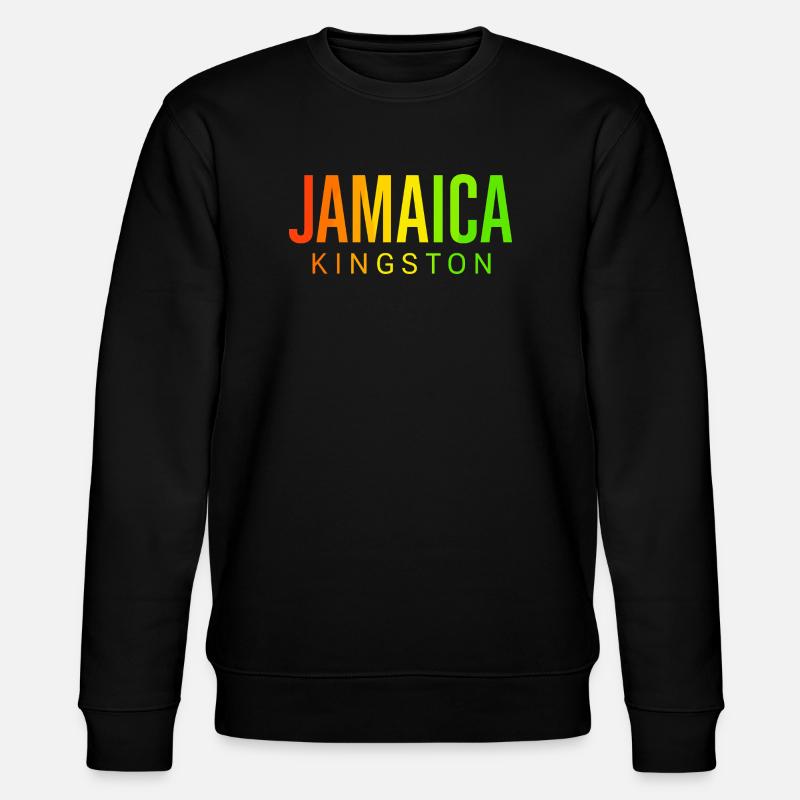 Jamaica Kingston - Stanley/Stella Unisex Bio-Sweatshirt CHANGER  - Schwarz