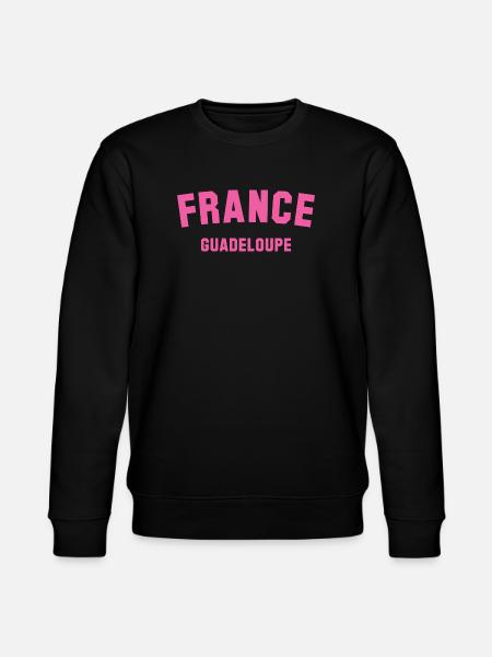 Guadeloupe, France - Stanley/Stella CHANGER Unisex Organic Sweatshirt - black