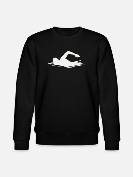Silhouette de nageurs dans l’eau - Sweat bio CHANGER Stanley/Stella Unisexe - noir