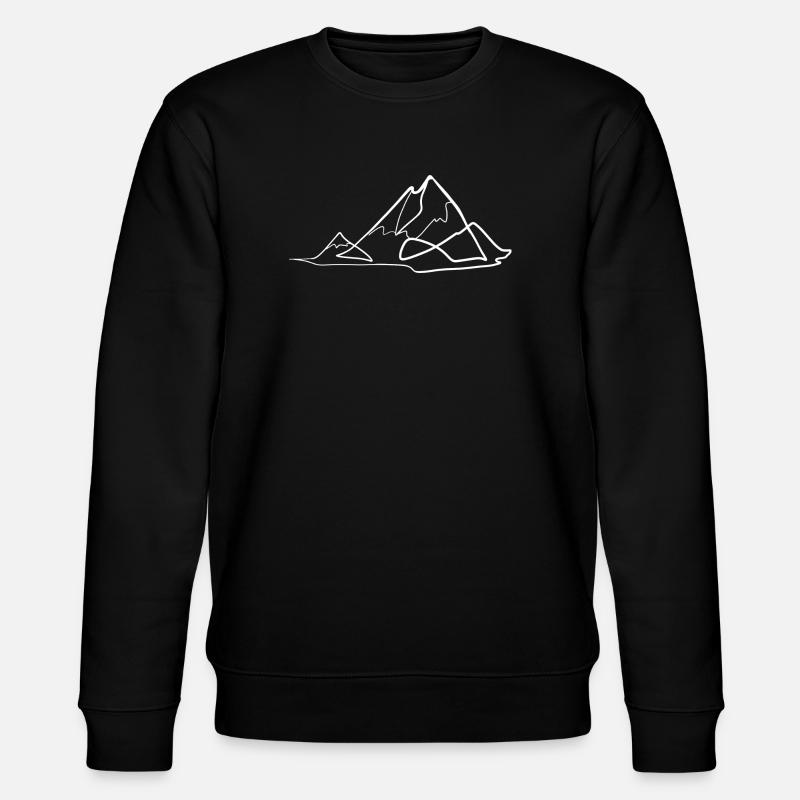 Mountain - Stanley/Stella CHANGER Unisex Organic Sweatshirt - black