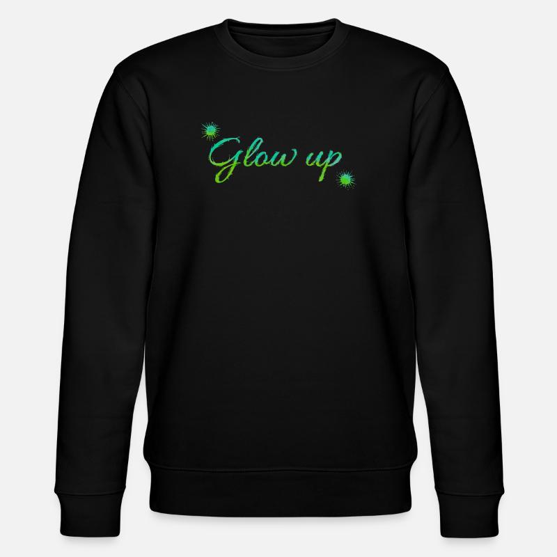 Glow up - Stanley/Stella Unisex Bio-Sweatshirt CHANGER  - Schwarz