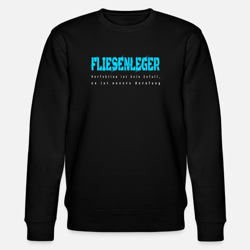 Fliesenleger Design - Stanley/Stella Unisex Bio-Sweatshirt CHANGER  - Schwarz