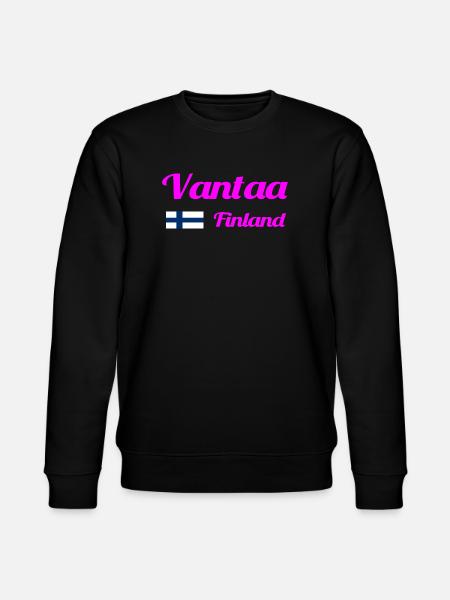 Vantaa Finland Print - Stanley/Stella CHANGER Unisex Organic Sweatshirt - black