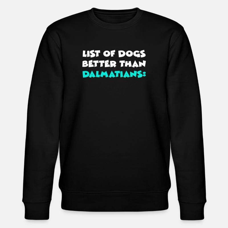 Dalmatian Dalmatiner - Stanley/Stella Unisex Bio-Sweatshirt CHANGER  - Schwarz