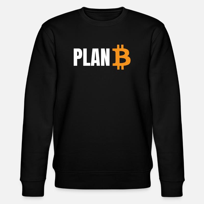 Plan Bitcoin - Stanley/Stella Unisex Bio-Sweatshirt CHANGER  - Schwarz