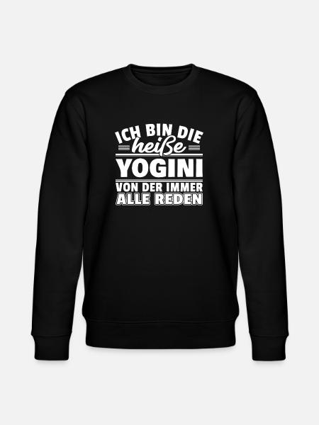 Heiße Yogini - Stanley/Stella Unisex Bio-Sweatshirt CHANGER - Schwarz