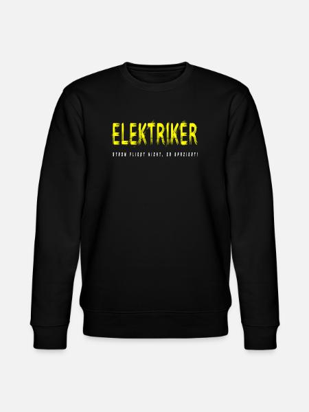 Elektriker Handwerker Design - Stanley/Stella Unisex Bio-Sweatshirt CHANGER  - Schwarz