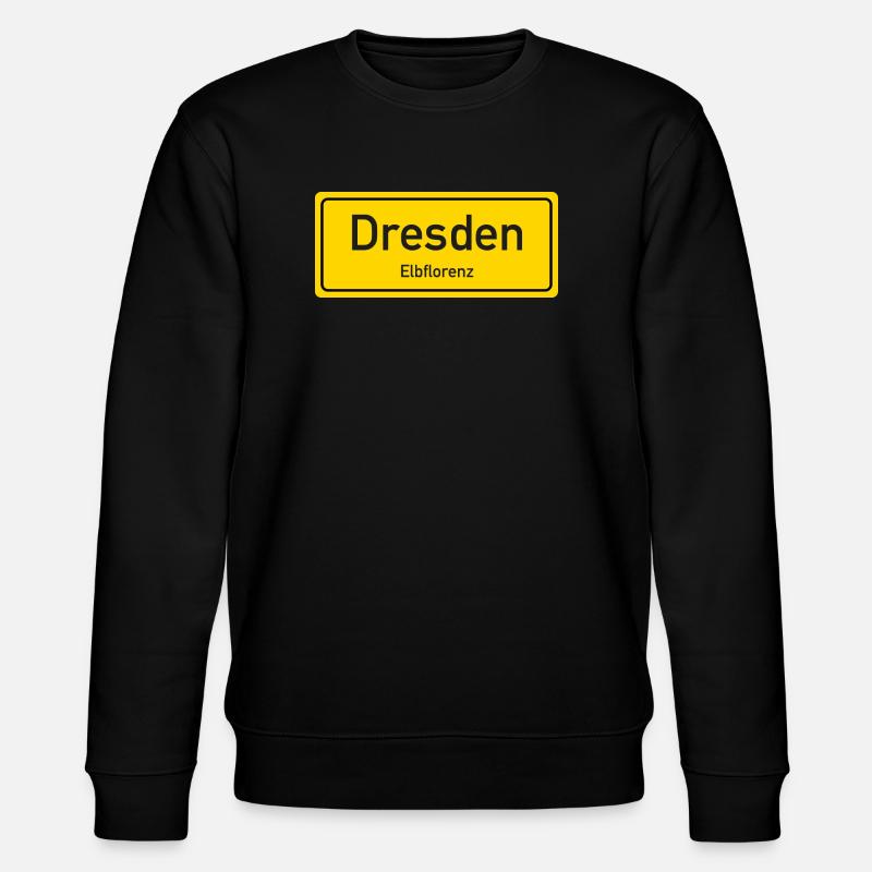 Dresden place name germany - Stanley/Stella CHANGER Unisex Organic Sweatshirt - black