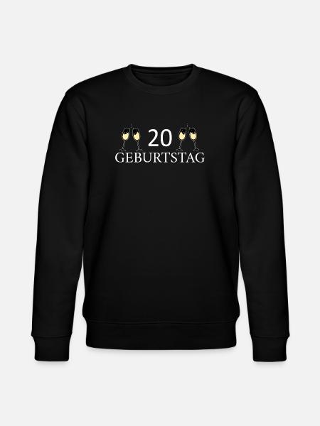20th Birthday 20th Anniversary - Stanley/Stella CHANGER Unisex Organic Sweatshirt - black