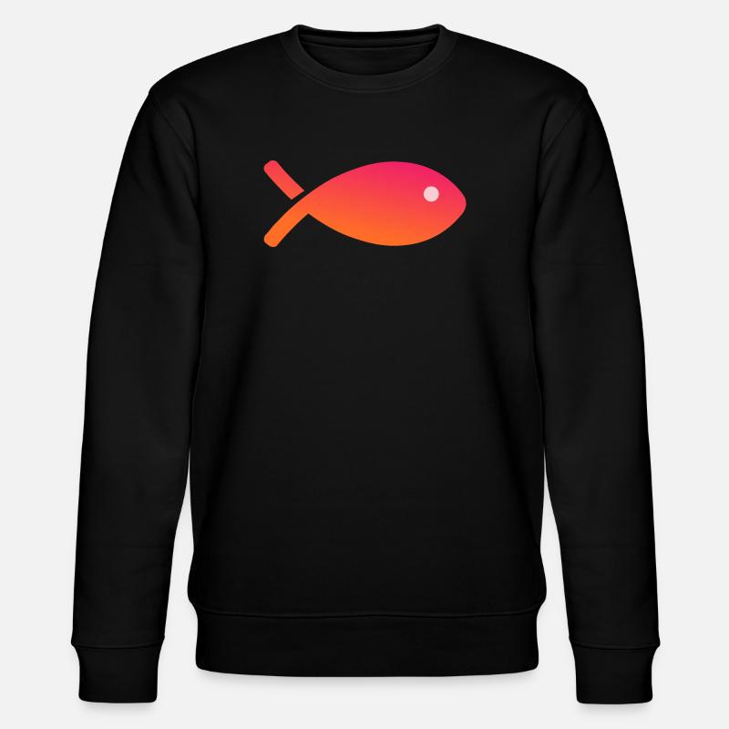 POISSON. POISSON D'AVRIL - Sweat bio CHANGER Stanley/Stella Unisexe - noir