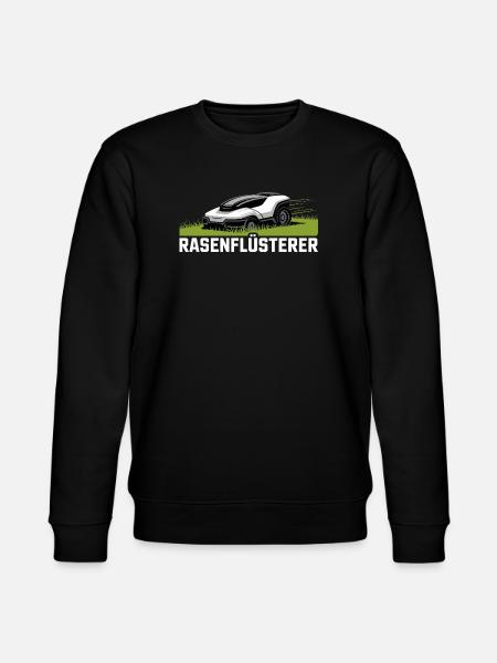 Rasenflüsterer Garten Rasenmäher Rasenflüsterer - Stanley/Stella Unisex Bio-Sweatshirt CHANGER  - Schwarz