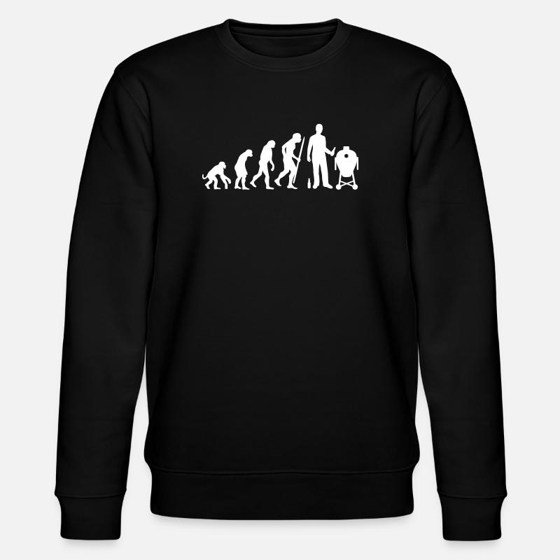Evolution Kamado BBQ Grill lustige Vatertag - Stanley/Stella Unisex Bio-Sweatshirt CHANGER - Schwarz