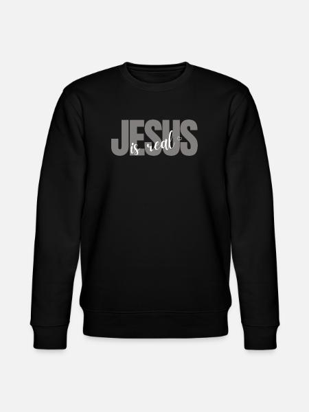 Jesus is Real - Stanley/Stella Unisex Bio-Sweatshirt CHANGER - Schwarz