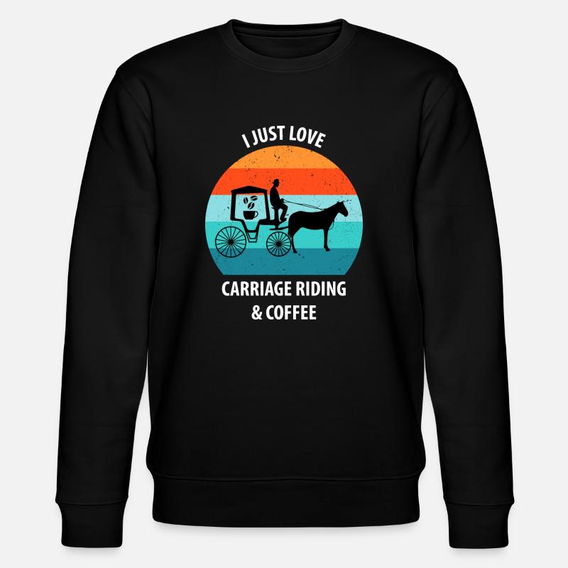 Cocher Calèche Calèche Café - Sweat bio CHANGER Stanley/Stella Unisexe - noir