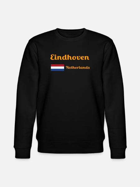 Eindhoven Netherlands- Stylish prints - Stanley/Stella CHANGER Unisex Organic Sweatshirt - black