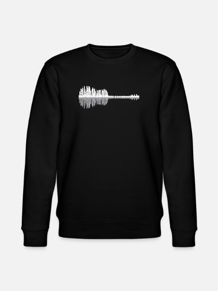 Urban Guitar Skyline - Stanley/Stella CHANGER Unisex Organic Sweatshirt - black