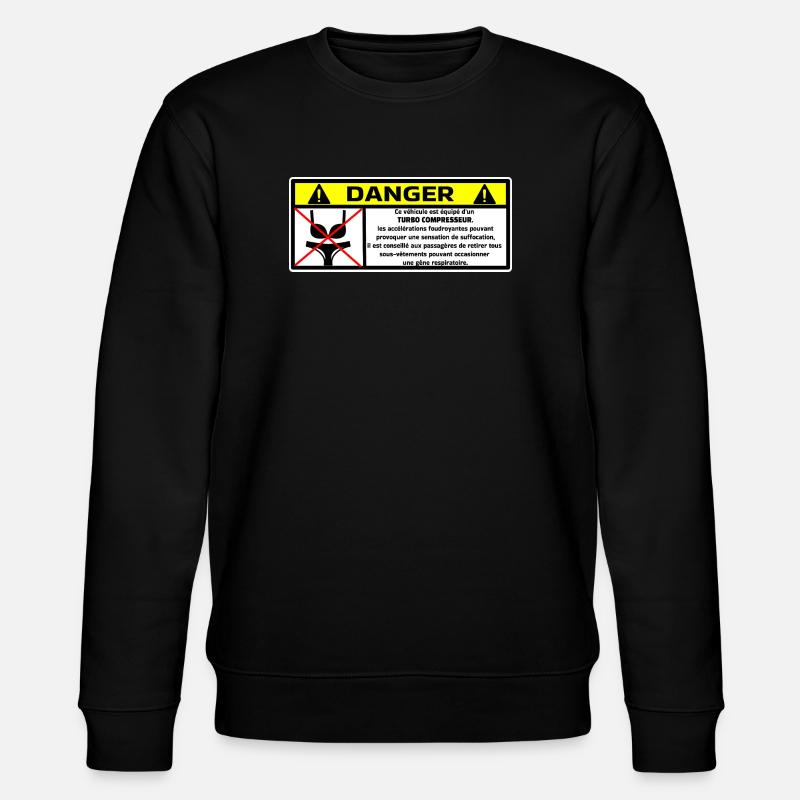 automobile - Sweat bio CHANGER Stanley/Stella Unisexe - noir