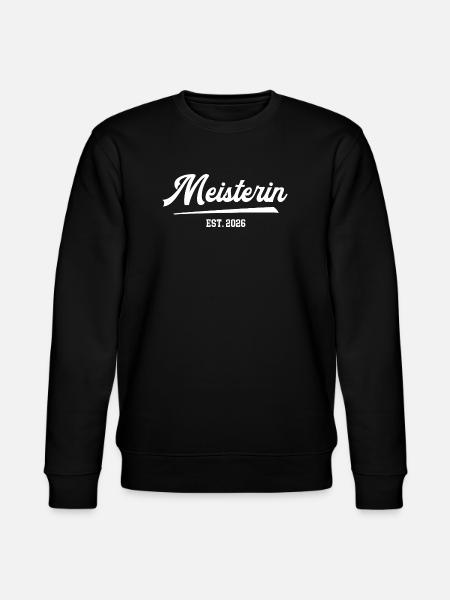 Champion Graduation 2026 Master Craftsman Examination - Stanley/Stella CHANGER Unisex Organic Sweatshirt - black