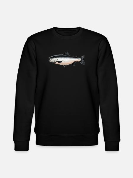 Lachse Lachs - Stanley/Stella Unisex Bio-Sweatshirt CHANGER - Schwarz