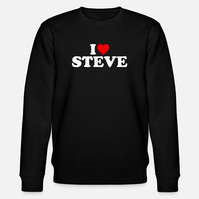 J’aime Steve - Sweat bio CHANGER Stanley/Stella Unisexe - noir