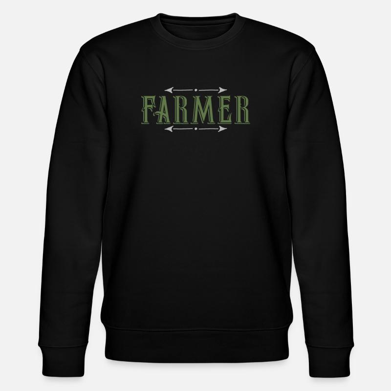Farmer - Stanley/Stella Unisex Bio-Sweatshirt CHANGER - Schwarz
