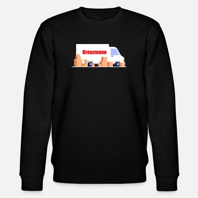 Kreuzmann Umzugsauto Design - Stanley/Stella Unisex Bio-Sweatshirt CHANGER  - Schwarz